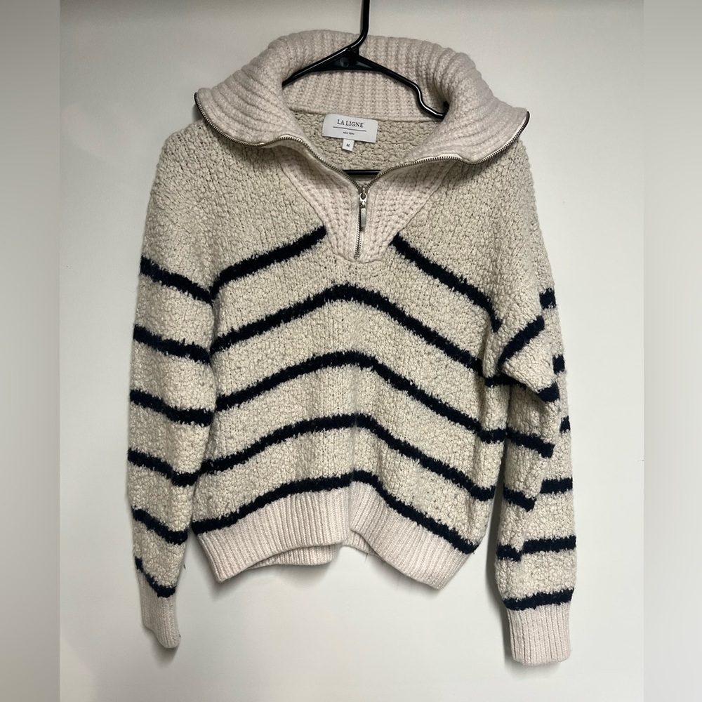 La Ligne sherpa bastien sweater Stripe pullover